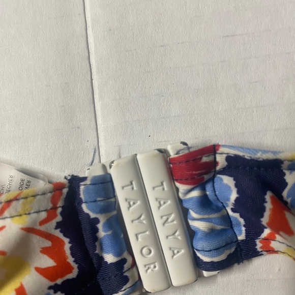 Tanya Taylor Blue multi colored Coraline One Piece size S - Picture 7 of 10